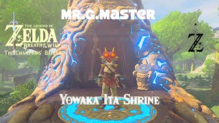 Zelda Breath of the Wild YOWAKA ITA Shrine Walk Through [upl. by Annaitat689]