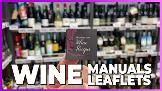 Alcoholic wine manuals leaflets product promotion folding sealing printing [upl. by Yevrah354]