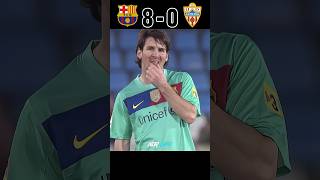 Messi Hattrick 😱🔥 Barcelona vs UD Almeria 80 [upl. by Marena846]