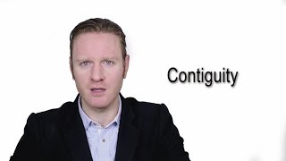 Contiguity  Meaning  Pronunciation  Word World  Audio Video Dictionary [upl. by Eirrac]