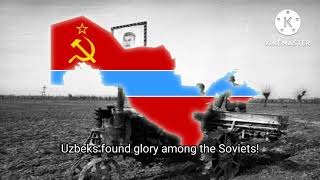 Uzbek SSR anthem  Stalin version [upl. by Prader]