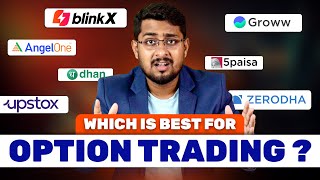 ✅ comparison of Apps and Brokers for Options Trading in India [upl. by Halimak]