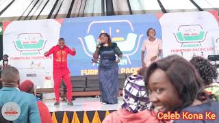 WANJA ASALI AND MIRIAM WAMUTHUNGU MAKES CROWD GO CRAZY IN NAKURU TODAY AT MODERN FURNITURE LAUNCH [upl. by Canon]