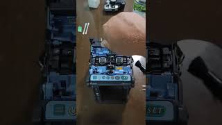 How to clean fujikura electric splicing meachin part 1 youtubeshorts automobile trending [upl. by Lorak]