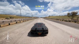 FORZA HORIZON 5  Lamborghini Sesto Elemento  Top Speed Test  Factory Stock  Gameplay RTX Ultra [upl. by Blumenthal]