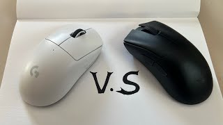 Deathadder v3 pro VS G pro x superlight [upl. by Elianore]