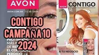 CATÁLOGO AVON CONTIGO CAMPAÑA 10  2024 [upl. by Saxon501]