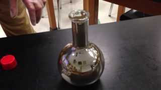 Tollens Test  Silver mirror Reaction [upl. by Eladnor46]