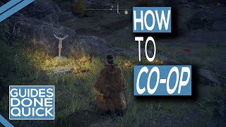 How To Co Op In Elden Ring [upl. by Uoliram]