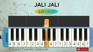 pianika jali jali  tutorial slow [upl. by Chanda]