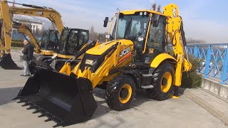 JCB 3CX Plus Backhoe Loader Exterior and Interior [upl. by Lashoh]