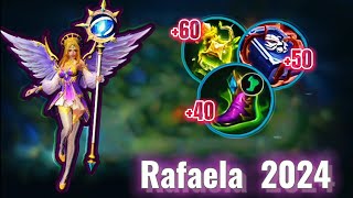 COMO JUGAR CON RAFAELA BUILD 2024 RAFAELA GAMEPLAY💥 [upl. by Broddy]