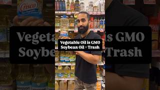 Vegetable Oil is GMO Soybean Oil  Trash cookingoil cookingtips cookingshorts [upl. by Ashli]