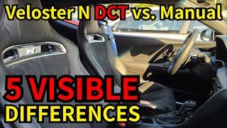 Veloster N DCT Automatic vs Manual – 5 VISIBLE differences – 2021 Hyundai Veloster N DCT exhaust [upl. by Udale627]