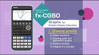 CASIO Graphic Display Calculator －Graphs 1Drawing graphs [upl. by Ecirbaf673]