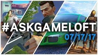 AskGameloft LIVE – Your Questions Answered 071717 [upl. by Tannenbaum]