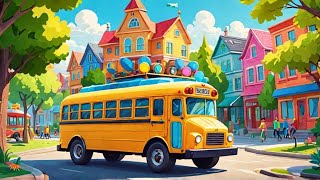 The Wheels on the Bus Go Round and Round  Kids Song🌟🎶 [upl. by Joscelin]