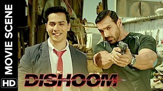 Varun shows the power of a cop  Dishoom  Movie Scene [upl. by Moyna]