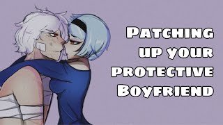 ASMR Patching up your protective Boyfriend M4F Roleplay [upl. by Hendrick]