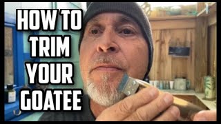 HOW TO TRIM A GOATEE [upl. by Jared827]