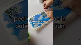 How to take off masking tape painting shorts short shortsviral shortsvideo [upl. by Imak101]