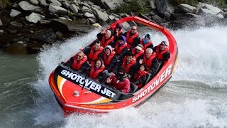 Shotover River Jet Boat Video  Queenstown New Zealand [upl. by Ramak637]