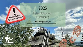 Gigantisches Felsenlabyrinth Luisenburg Spannende Wanderung für Kinder Highlight im Fichtelgebirge [upl. by Maggy]