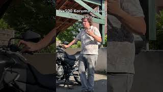 Honda NX 500 Koruma demiri shorts honda nx 500 nx500 funny motosiklet vlog trending [upl. by Ray]