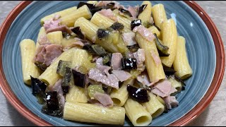 Pasta con melanzane e prosciutto cotto deliziosa con pochi ingredienti [upl. by Shem]