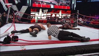 Big Show and Mark Henry obliterate the ring World Heavyweight Championship  WWE Vengeance 2011 [upl. by Aryaz]