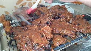 a la marocaine côtelettes dagneau Lamb ribs  كوطليط مشوي بتثبيلة رائعة [upl. by Leva]