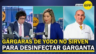 ¿Hacer gárgaras de yodo sirve para desinfectar la garganta [upl. by Lydie830]