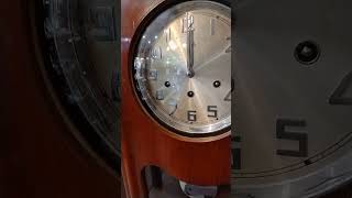 Grandmother Clock Chimes 12 in an antique shop in Blackheath NSW [upl. by Tirb]