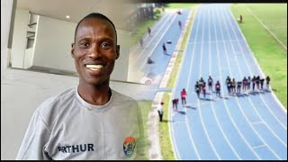 Men’s 5000m final Ishmael Arthur of GAF wins Security services open championship Accra2024 [upl. by Anneg]