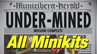 Lego The Incredibles  All Minikits  Chapter 1 Undermined [upl. by Solnit]