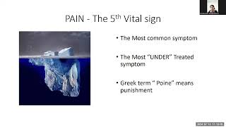 TIPSECHO Season 164 FCPM 35 Session 02Introduction to PainDr Punithavathy [upl. by Sada416]