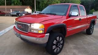 2000 GMC Sierra 2500 Ex Cab SLT 60 4x4 Walk Around Personal Vehicle Video 3 [upl. by Lleznod]