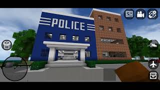 Police Station Tour  MINI BLOCK CRAFT [upl. by Siesser]