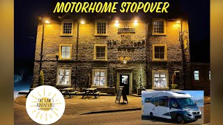 Motorhome stopover The Wheatsheaf Hotel in Baslow Peak District and a walk in Chatsworth Park [upl. by Lorna]