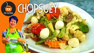 CHOPSUEY  MIX VEGETABLE  VEGETABLE ULAM RECIPE  ESIE AUSTRIA [upl. by Naujuj608]