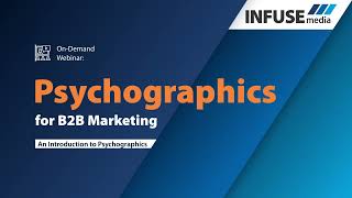 Psychographics Webinar Psychographic Segmentation B2B Marketing Strategies [upl. by Sualkin169]