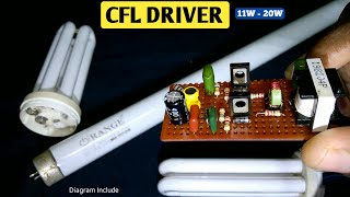 How to make CFL Bulb at home  Cfl circuit repair  diy cfl light bulb [upl. by Nannette]