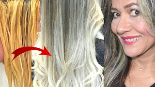 CORES PARA MATIZARTONALIZAR O LOIRO CABELO LOIRO HairTutorial [upl. by Ashil]