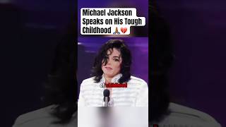 Michael Jackson On His Difficult Childhood 😕💔 shorts michaeljackson [upl. by Rasec]