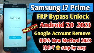 Samsung J7 Prime Frp Bypass 2023  Samsung J7 Prime Google Account Bypass  Samsung G610f Frp Bypass [upl. by Abijah]