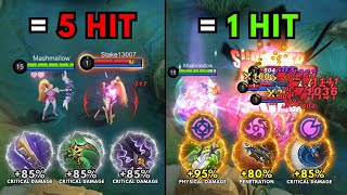 MIYA NEW 1 HIT BUILD amp EMBLEM SET TUTORIAL 2023 PLEASE TRY [upl. by Winograd907]