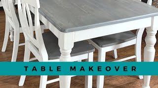 Furniture Makeover  Start to Finish  How to Update a Table [upl. by Crowe]