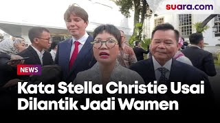 Pernyataan Stella Christie usai dilantik sebagai Wamen Pendidikan Tinggi Sains dan Teknologi [upl. by Spain]