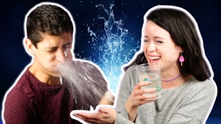 Couples Try The Water Challenge [upl. by Dyun]