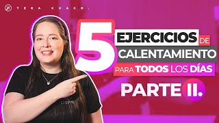 5 Ejercicios para calentar la voz todos los días  Ejercicios de calentamiento vocal  PARTE II [upl. by Verena548]